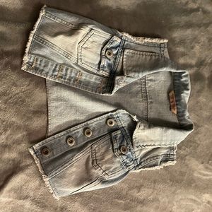 Jean crop jacket